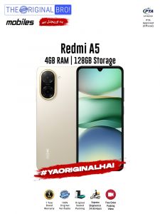 Redmi A5 - 4GB RAM - 128GB Storage - PTA Approved - 12 Months Warranty - Green - The Original Bro Mobiles - TOB42